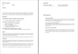 Resume With Two Addresses Resume Example Professional Resume Cover