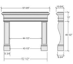 Average Fireplace Dimensions Fireplace Dimensions