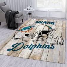 miami dolphins football nfl area rug