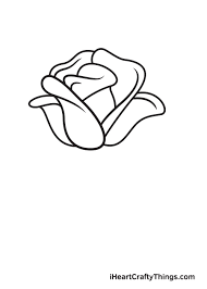 rose drawing how to draw a rose step