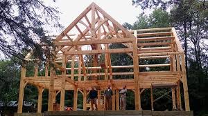 post beam and timber frame