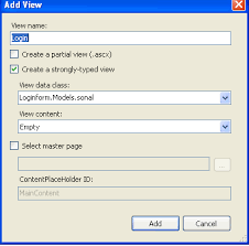 create a simple login form in mvc asp net
