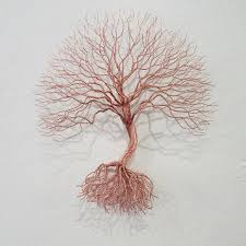 Wire Tree For The Wall By Doug Adams