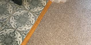 We had the main living, dining and kitchen areas completed in the air product which was installed straight over. Burtons Carpets