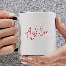 name personalized coffee mug