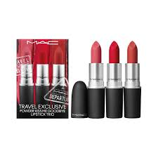 powder kiss me goodbye lipstick trio