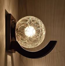 250v Electricity Glass Wall Night Lamp