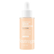 neutrogena healthy skin serum foundation sensitive skin pro vitamin b5 light 01 1 0 oz