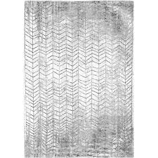 elegant black and white herringbone rug
