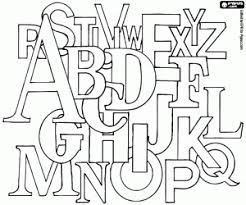 Coloriage des lettres de l'alphabet a à z à imprimer. Coloriage Lettres Alphabet A Imprimer
