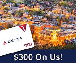 300 delta airline gift card