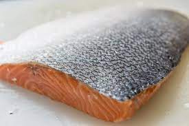 Salmon Fillet With Skin gambar png