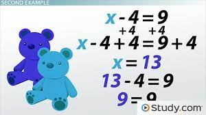 Solving Equations Using The Addition