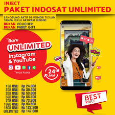 Tidak hanya itu, beberapa pilihan paket nelpon dan paket sms yang diberikan indosat juga banyak murah. Inject Kuota Indosat Paket Internet Unlimited Indosat Shopee Indonesia