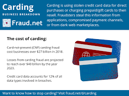 carding definition fraud net