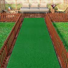 Ottomanson Turf Collection 7 Ft X 3 Ft Green Artificial Grass