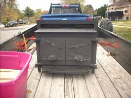 This the boston beauty supreme found on sarahsantiquestoves.com brings for many the memories of hauling a bundle of wood into the house. One Kodiak Wood Stove Smoker Coming Soon Firewood Hoarders Club