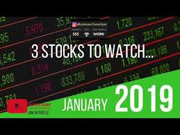 3 Stocks Or Etfs To Watch January 2019 Vti Sphd Ogig Youtube