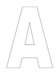 free printable alphabet letter template