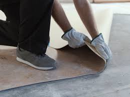 dispose of linoleum flooring