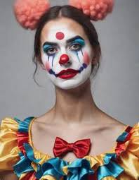 woman halloween costume clown fancy