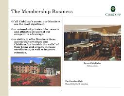 The club life app connects members and guests with clubcorp clubs across the country. Club Benefits Presentation