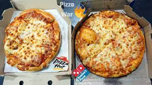 pizza hut vs dominos pizza double