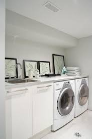 Basmement Laundry Room Contemporary