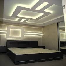 l shaped false ceiling with cove lighting