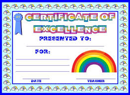 Free Printable Award Certificates For High School Students