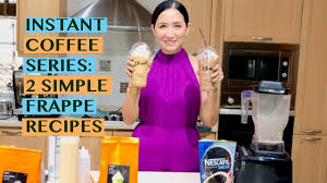 2 simple frappe recipes using instant