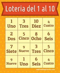 To generate your bingo cards, cilck the generate button. Loteria Del 1 Al 10 Bingo