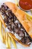 What roll is used for Philly cheesesteak?
