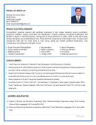 Project Engineer Resume samples