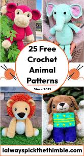 25 free crochet patterns