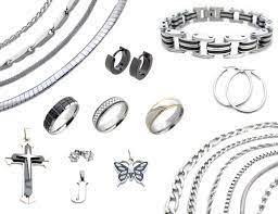 non poilshed stainless steel jewelry