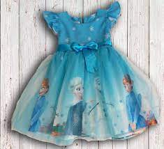 Прекрасна елегантна детска рокля с героите елза и ана от замръзналото кралство за повод или за всеки ден. Severoiztok Uchebnik Otrazyat Rokli Elza I Ana Pleasure Travel It