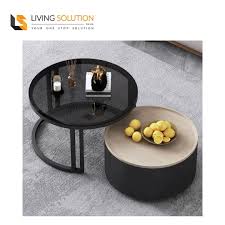 claire gl top coffee table set