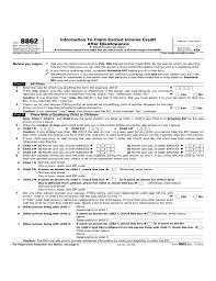 Form 8862 Information To Claim Earned Income Credit After