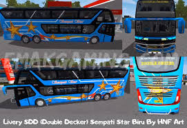 Kumpulan livery bimasena sdd double decker bus simulator. 10 Livery Bussid Sdd Bimasena Double Decker Jernih Terbaru 2020