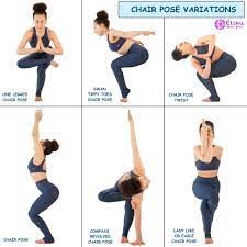 chair pose variations elena miss yoga