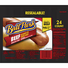 ball park beef hot dogs original