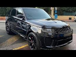 The two share the same chassis, powertrain, and interior. New Range Rover Sport Svr Black Youtube