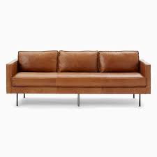 axel leather sofa 60 89 west elm