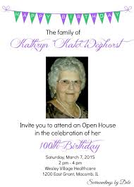 100th Birthday Invitation Wording 100th Birthday Party Invitations