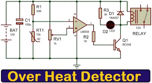 over heat detector with auto cut off