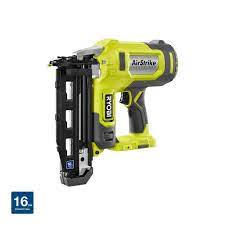 ryobi one 18v airstrike 16 gauge cordless finish nailer tool only