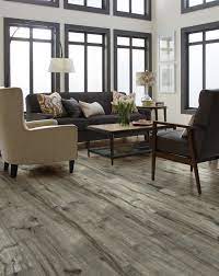 75 laminate floor living room with