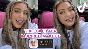 everyday makeup routine tiktok filter