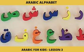 arabic alphabet with resources for kids